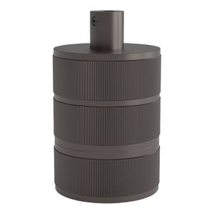Lamphouder E27 Alu Satin Pearl zwart 48x63mm