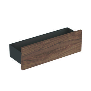Smyle aflegplateau 45cm corpus lava mat / front notenhickory