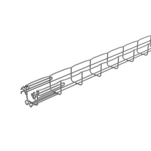 Lengte a 3m. Draadgoot Fasclic + 54/50 ZnAl