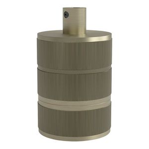 Lamphouder E27 Alu Satin brons 48x63mm