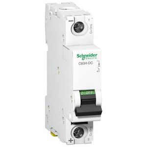 Installatieautomaat 1-polig In= 10A/Ue=250V DC C-karakteristiek C60H-DC