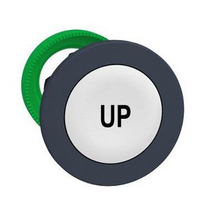 FLUSH MOUNTED WHITE FLUSH CAPS PUSHBUTTON HEAD BLACK UP