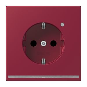 Wandcontactdoos R/A met LED l.sensor S+ LC4320M