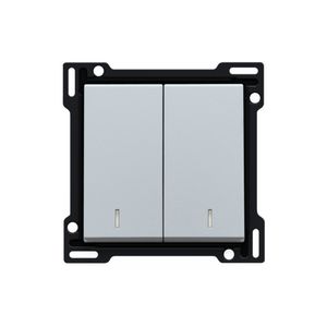 Afwerkingsset dubbele lens serieschakelaar sterling c.