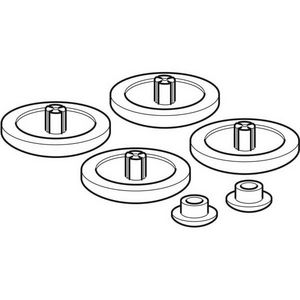 Joly bufferset voor closetzitting met deksel