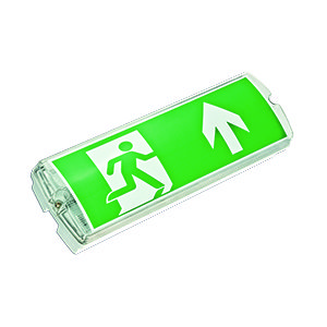 Opbouwgarnituur TEC LED N/N 840 4W kap helder PT IP65 behuizing wit excl. pictogram