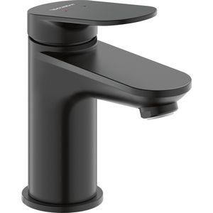 Wave 1-hendel wastafelmengkraan S mat zwart sprong 95mm