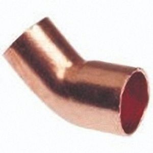 Bocht roodkoper K65 K5040 45gr. 3/4" mofxspie VVE=5