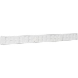 Ventilatieset 370x40mm wit