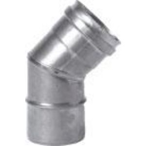 RVS segment bocht 80 43° enkelw