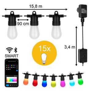 Lichtkabel Smart Bluetooth+WiFi 12W 15x ST45 2700-6500K IP44