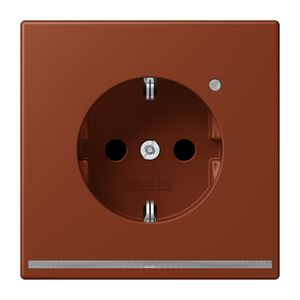 Wandcontactdoos R/A met LED l.sensor S+ LC4320D