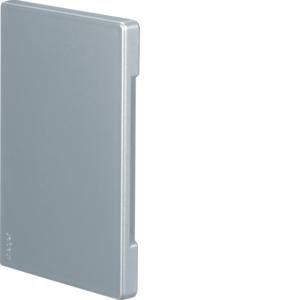 Eindplaat kunststof voor goot BRA 85x130mm alulook