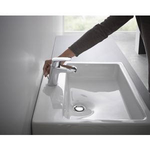 Logis 70 LowFlow 1-hendel wastafelkraanchroomvaste uitloop incl. waste