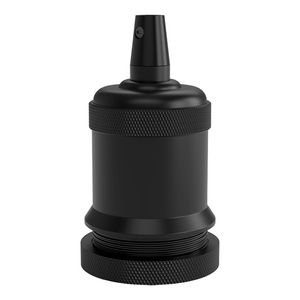 Lamphouder E27 Alu Satin zwart 50x71mm