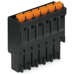 1-draads FE steker druk 1,5mm² zwart 714-102 VVE=200