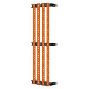 TWEE STUKS BUSBARHOUDERS-VOOR VLAKKE BUSBARS 30x10-630 A