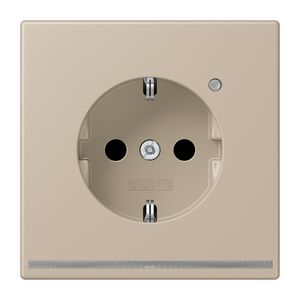 Wandcontactdoos R/A met LED l.sensor S+ LC32142