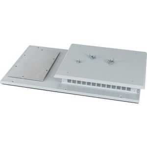 Dakplaat comp.deel gevent. 600mm kabeldeel 5mm alu gesloten