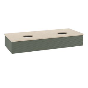 Wastafelonderkast Antao 1200x190x500mm L.Green Matt Lacquer K13113HL