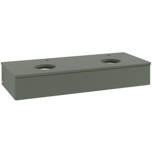Wastafelonderkast Antao 1200x190x500mm L.Green Matt Lacquer K13150HL