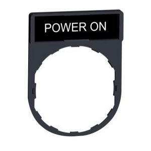 Schild 30x40mm etiket 8x27mmPOWER Harmony XB4/XB5 VVE=10