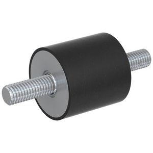Geluiddemper PA 30x30mm v. wandrailconsole KSU