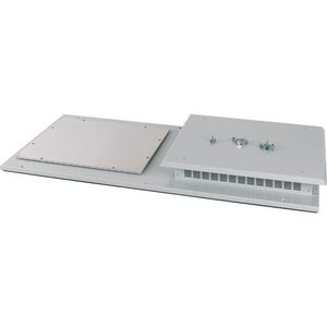 Dakplaat comp.deel gevent. 600mm kabeldeel 5mm alu gesloten