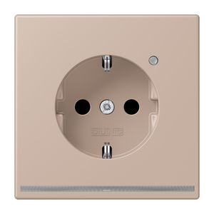 Wandcontactdoos R/A met LED l.sensor S+ LC32131