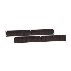 Ventilatieset 370x40mm bruin