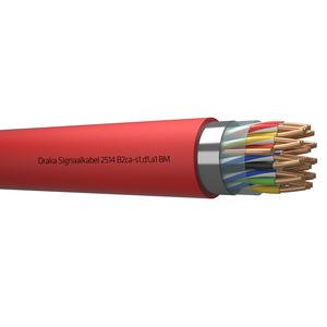 Haspel a 500m. signaal kabel afg B2ca gy# 14x2x0,8mm - 2514