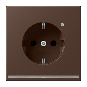 Wandcontactdoos R/A met LED l.sensor S+ LC32130
