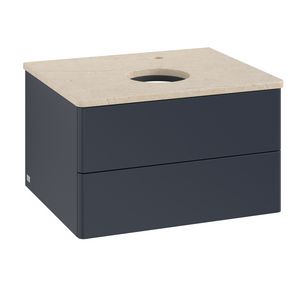 Wastafelonderkast Antao 600x360x500mm Mid.Blue Matt Lacquer K18053HG