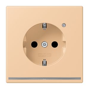 Wandcontactdoos R/A met LED l.sensor S+ LC32122
