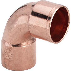 Knie 76mm koper/blank VVE=8
