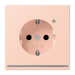 Wandcontactdoos R/A met LED l.sensor S+ LC32112