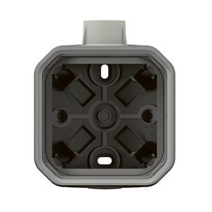 Opbouwdoos 1-voudig M20 grijs Plexo
