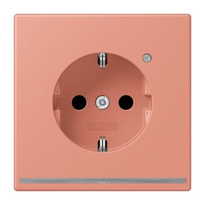Wandcontactdoos R/A met LED l.sensor S+ LC32111