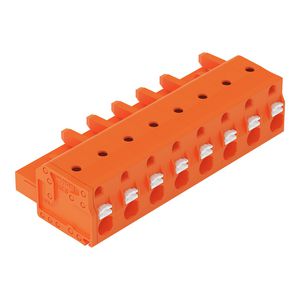 1-draads FE steker Druk oranje 2231-708/026-000 VVE=25