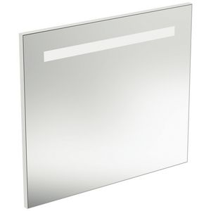 Strada II spiegel 800x700mm met verlichting boven + anticondens