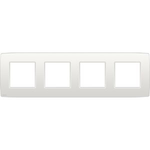 4-voudig afdekplaat hoh 71mm Original white