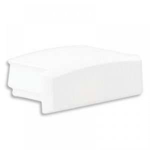 Eindkap E75W voor profiel SL8/NL8 wit