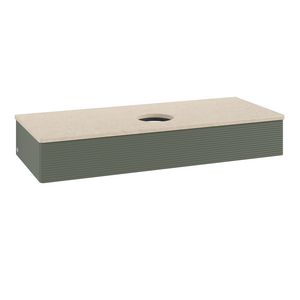 Wastafelonderkast Antao 1200x190x500mm L.Green Matt Lacquer L10113HL