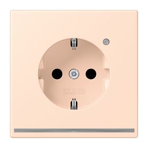 Wandcontactdoos R/A met LED l.sensor S+ LC32091
