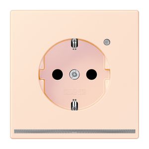 Wandcontactdoos R/A met LED l.sensor S+ LC32082