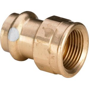 Overgangskoppeling Met Sc 22x1 brons/blank 4512-628901 VVE=5
