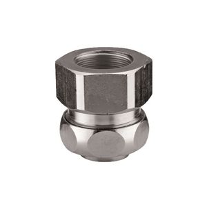 Metalen connector recht metrisch binnen schroefdr M20 VVE=25