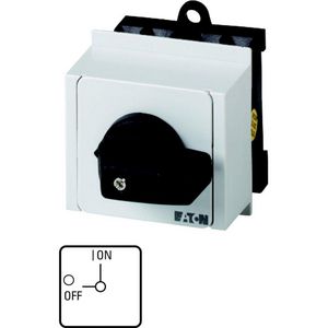 Aan-Uit-schakelaar 3-polig +2MC+1VC 20A 90° verdelerinbouw