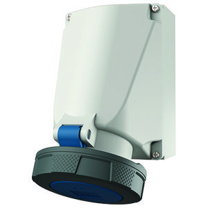 Wandcontactdoos 63A 3-polig  6H 230V IP67