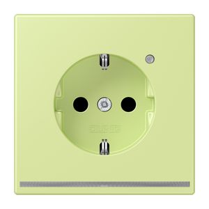 Wandcontactdoos R/A met LED l.sensor S+ LC32053